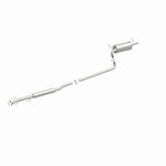 BRExhaust 106-0046 direct-fit exhaust kit, front three-quarter view of the turntable spin