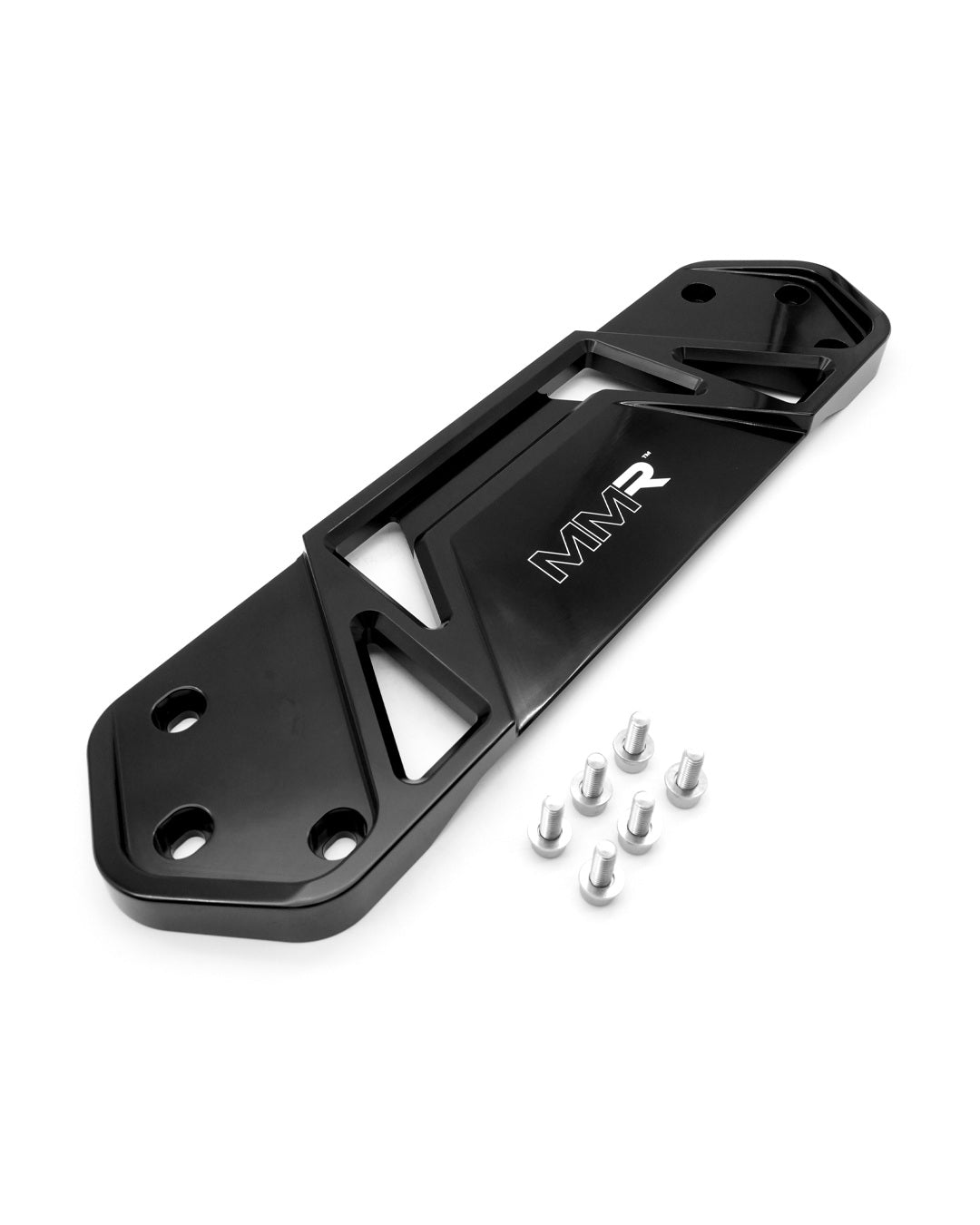 Wide billet chassis brace with mounting bolts