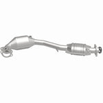 MagnaFlow 5481622 carb direct-fit catalytic converter, side view of the turntable spin