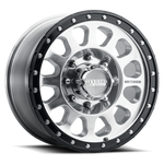 Method MR315 17x8.5 +25mm Offset 8x6.5 130.81mm CB Polished Wheel - Gloss Black Lip
