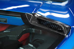 Carbon air vent on the Capristo Ferrari 488 Spider engine bonnet, close-up