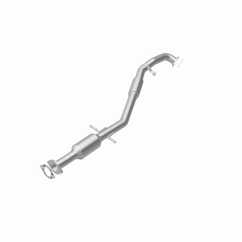 MagnaFlow 52973 oem grade direct-fit catalytic converter, rear view of the turntable spin