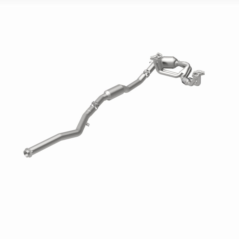 MagnaFlow 23-184 oem grade manifold converter, rear view of the turntable spin