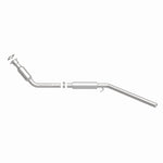 MagnaFlow 5551448 carb direct-fit catalytic converter, side view of the turntable spin