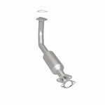 MagnaFlow 52050 oem grade direct-fit catalytic converter, rear three-quarter view of the turntable spin