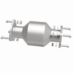 MagnaFlow 5571184 carb direct-fit catalytic converter, side view of the turntable spin