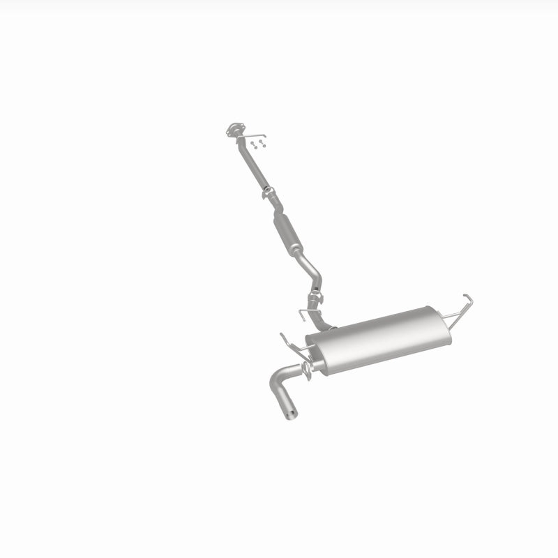 BRExhaust 106-0225 direct-fit exhaust kit, rear three-quarter view of the turntable spin