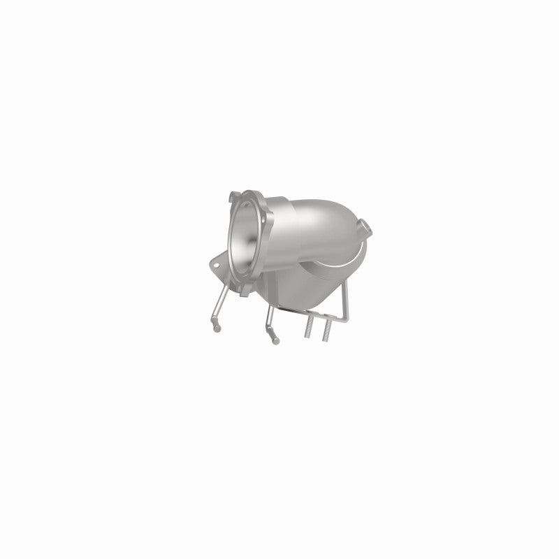 MagnaFlow 21-478 oem grade direct-fit catalytic converter, side view of the turntable spin