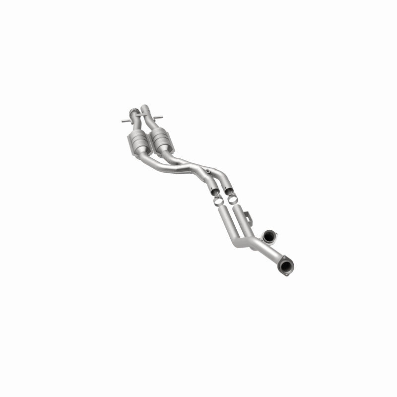 MagnaFlow 4481844 carb direct-fit catalytic converter, opposite side view of the turntable spin