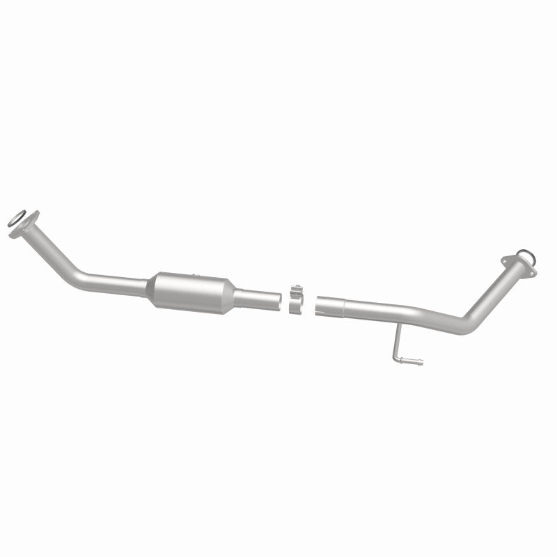 MagnaFlow 5551699 carb direct-fit catalytic converter, side view of the turntable spin