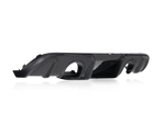 Akrapovic Porsche Cayman GT4 (718) Rear Carbon Fiber Diffuser - High Gloss DI-PO/CA/8/G for Porsche 718 Cayman GT4 / Boxster Spyder 982 2020-2023, angled view