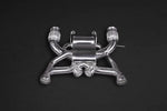 Capristo McLaren 720S valved exhaust rear view with twin center tips