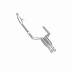 MagnaFlow 52996 oem grade direct-fit catalytic converter, rear three-quarter view of the turntable spin