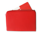 Akrapovic Leather Zip Notebook (S) - Red
