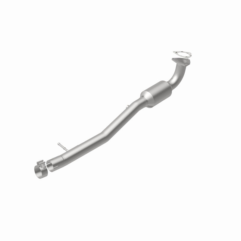 MagnaFlow 5451755 carb direct-fit catalytic converter, rear view of the turntable spin