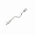 BRExhaust 106-0815 direct-fit exhaust kit, opposite front three-quarter view of the turntable spin