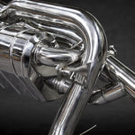 Capristo Audi R8 V10 X-pipe crossover and V10 bracket, close-up