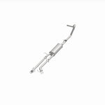BRExhaust 106-0121 direct-fit exhaust kit, opposite front three-quarter view of the turntable spin