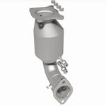 MagnaFlow 6511822 epa direct-fit catalytic converter, rear three-quarter view of the turntable spin