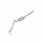 BRExhaust 106-0507 direct-fit exhaust kit, rear view of the turntable spin