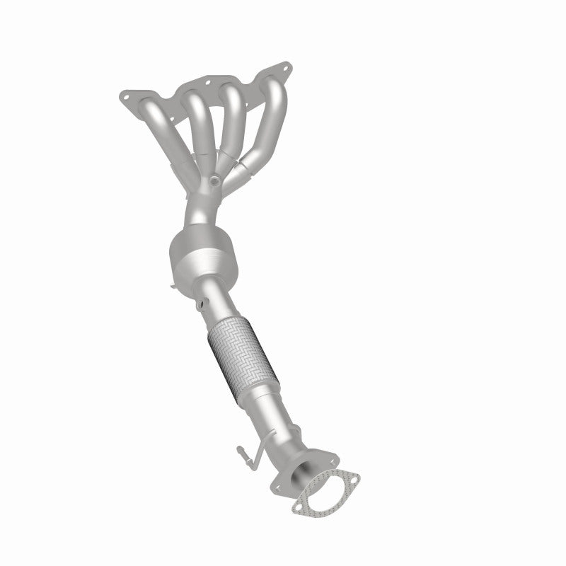 MagnaFlow 5531253 carb manifold converter, rear three-quarter view of the turntable spin
