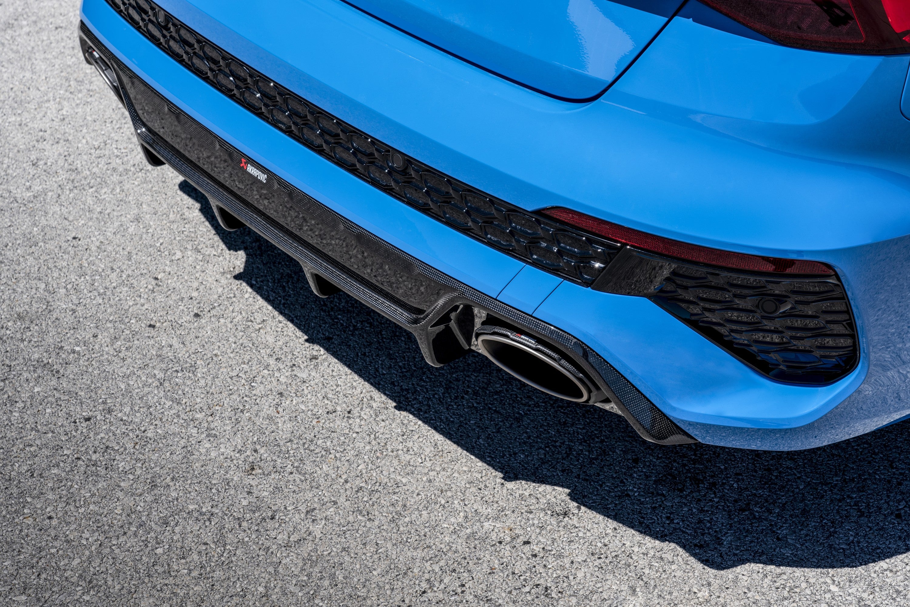 Akrapovic Rear Carbon Fibre Diffuser - High Gloss DI-AU/CA/2/G for Audi RS3 Sedan (8Y) 2022-2024, side view