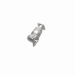 MagnaFlow 5551999 carb manifold converter, opposite side view of the turntable spin