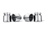 Akrapovic BMW X5M (E70) Tail Pipe Set (Titanium) TP-T/P/2 for BMW X5 M E70 2010-2013, angled view