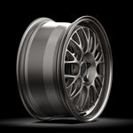 fifteen52 Holeshot RSR 18x8.5 5x108 42mm ET 63.4mm Center Bore Magnesium Grey w/ Gloss Lip