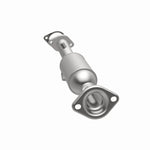 MagnaFlow 52860 oem grade direct-fit catalytic converter, opposite side view of the turntable spin