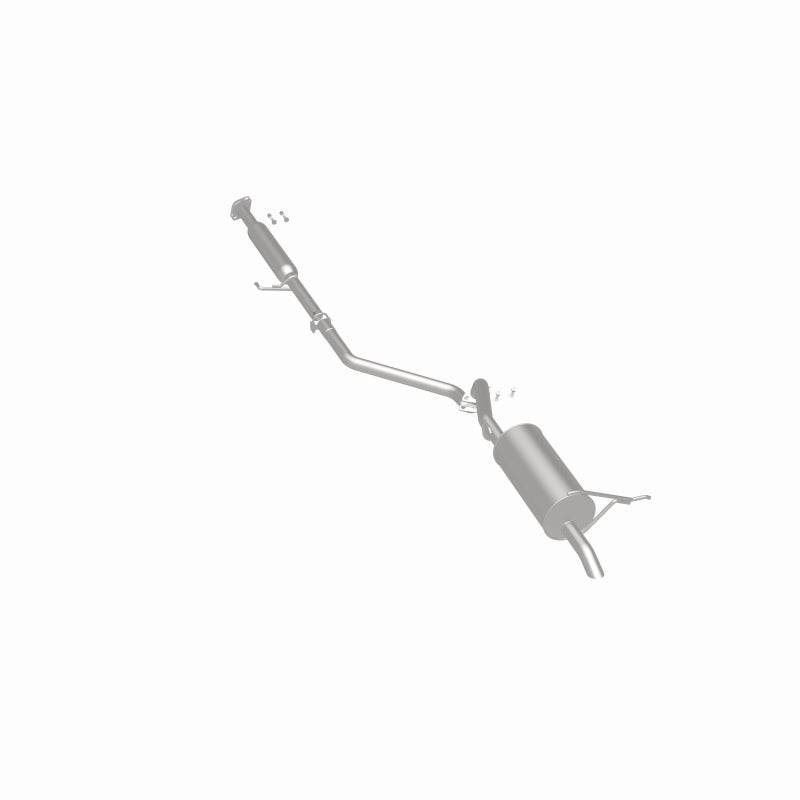 BRExhaust 106-0760 direct-fit exhaust kit, rear three-quarter view of the turntable spin