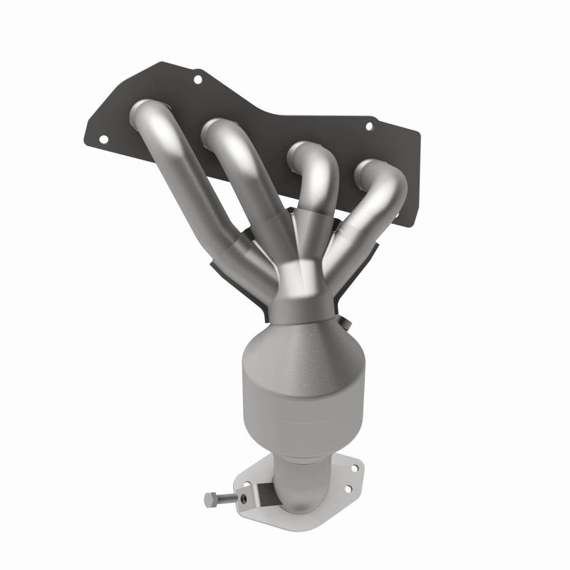 MagnaFlow 5582327 carb manifold converter, opposite side view of the turntable spin