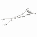 BRExhaust 106-0923 direct-fit exhaust kit, front three-quarter view of the turntable spin