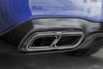 Akrapovic Mercedes Benz E63 (W213) Evolution Tail Pipe Set (High Gloss Carbon) TP-CT/46/G for Mercedes-Benz E63 AMG Sedan/Wagon W213/S213 2018-2023, top view