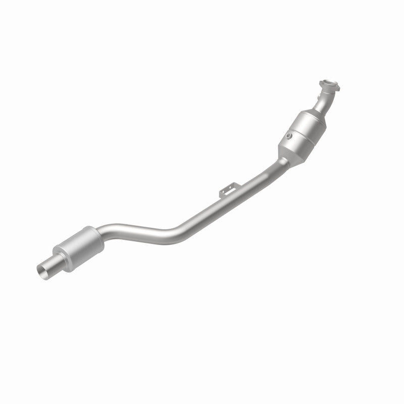 MagnaFlow 551265 carb direct-fit catalytic converter, rear view of the turntable spin