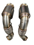 Active Autowerke S63 AFlow Catted Downpipes for BMW F10 M5 F12 M6