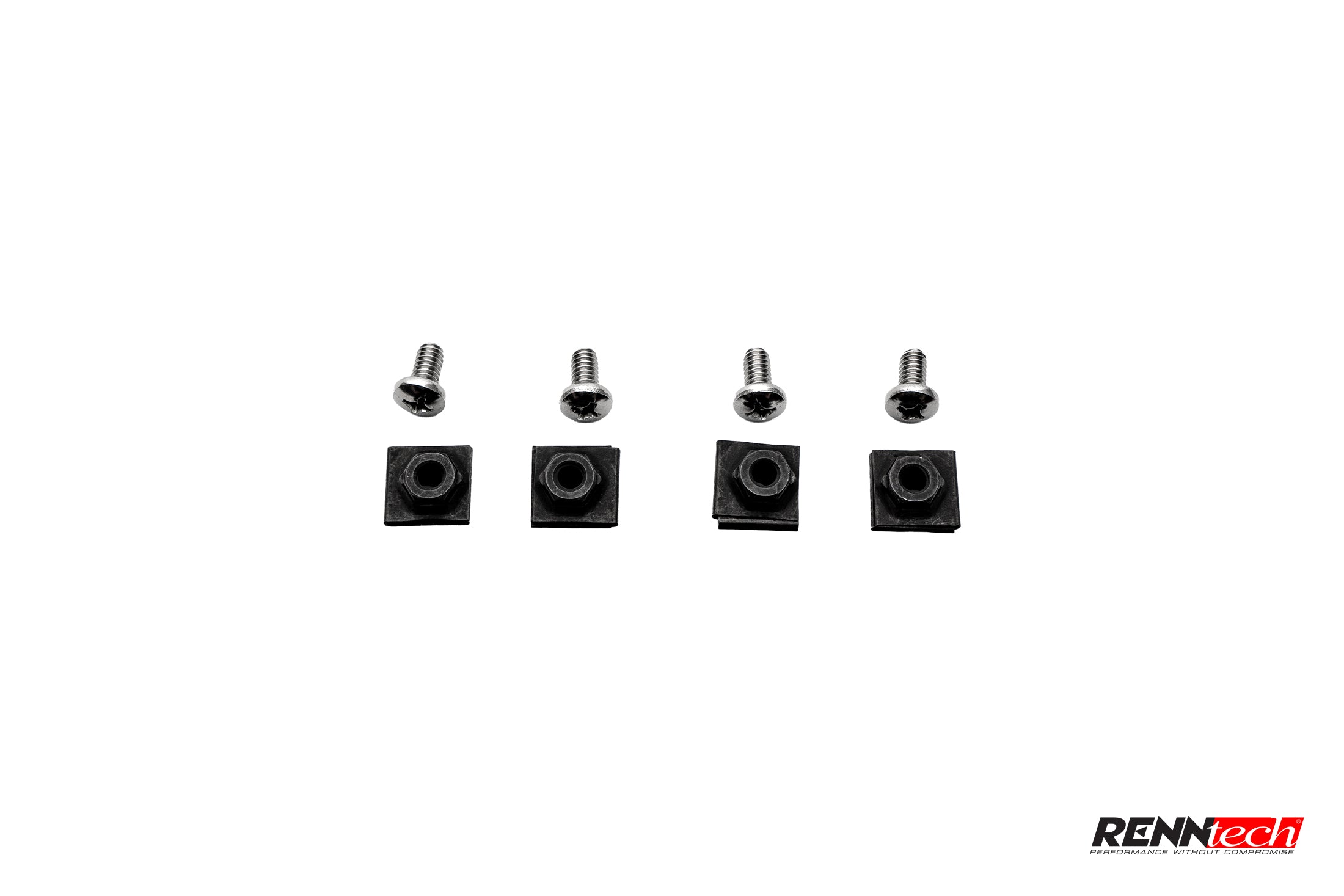 Mounting clips supplied with the C257 delete - Carbon Bumperette Delete for the 2019-2023 CLS-Class