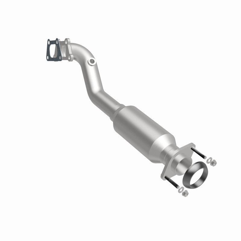 MagnaFlow 551547 carb direct-fit catalytic converter, side view of the turntable spin