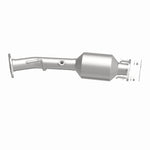 MagnaFlow 52690 oem grade direct-fit catalytic converter, side view of the turntable spin