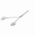 BRExhaust 106-0333 direct-fit exhaust kit, rear view of the turntable spin