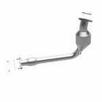 MagnaFlow 5411907 carb direct-fit catalytic converter, opposite side view of the turntable spin