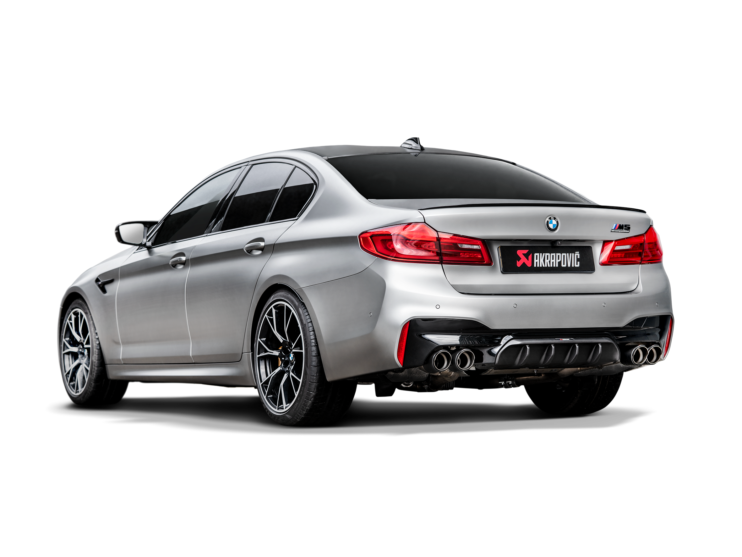 Akrapovic BMW M5 (F90) Slip-On Line (Titanium) S-BM/T/7H for BMW M5 F90 2018-2023, detail view