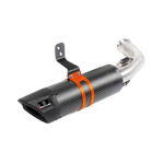 Remus KTM 390 Duke Sport Flow Slip-On, carbon slip-on silencer with link pipe and mounting bracket