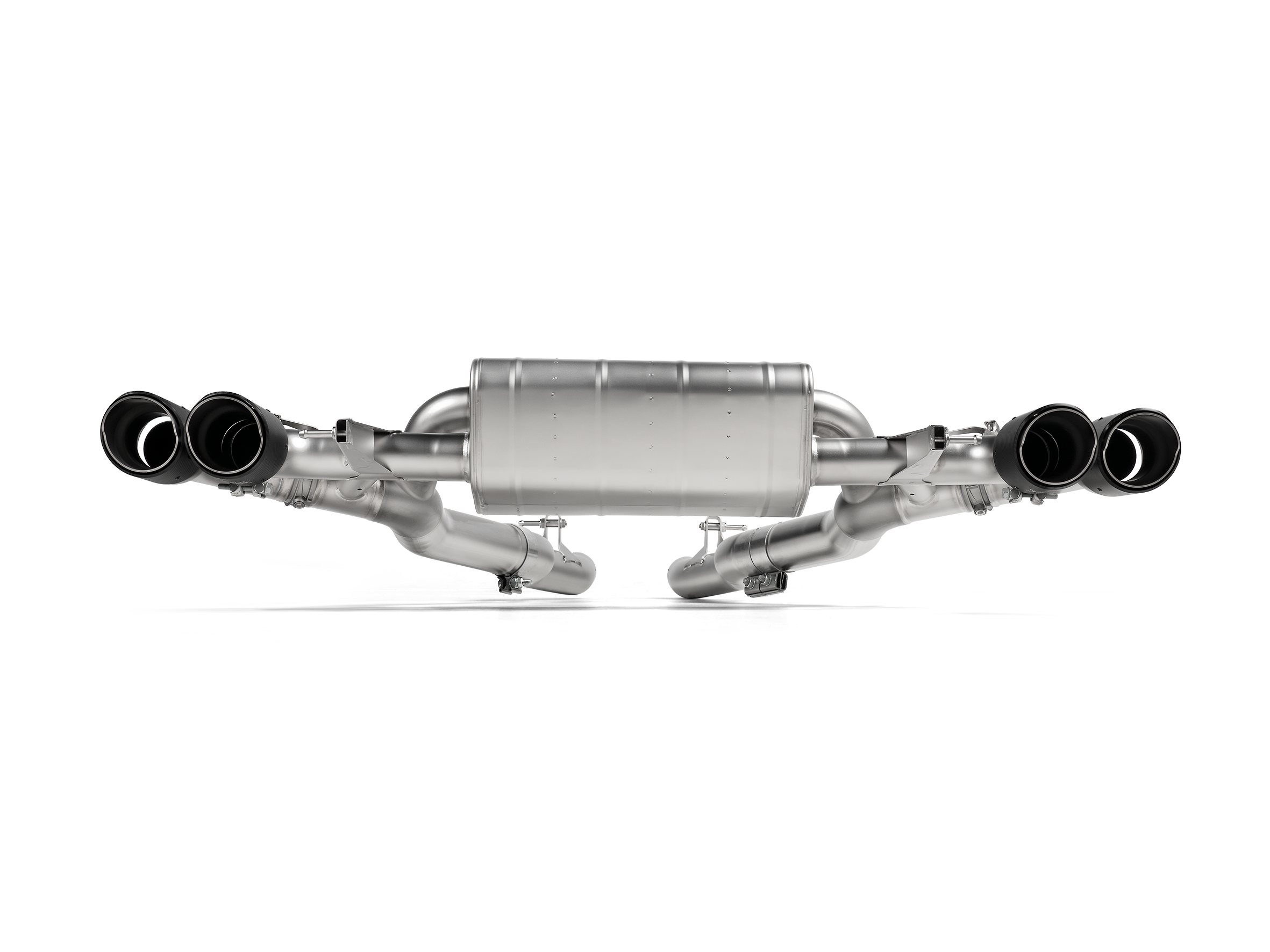 Akrapovic BMW M5 (F90) Slip-On Line (Titanium) S-BM/T/7H for BMW M5 F90 2018-2023, side view