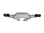 Akrapovic BMW M5 (F90) Slip-On Line (Titanium) S-BM/T/7H for BMW M5 F90 2018-2023, side view