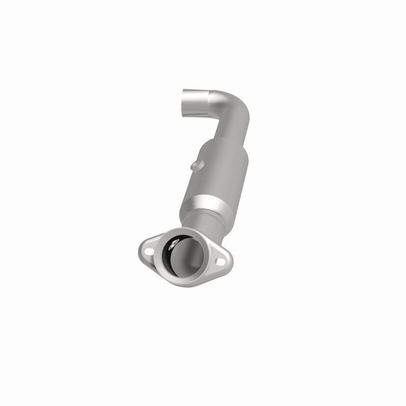 MagnaFlow 5551520 carb direct-fit catalytic converter, side view of the turntable spin