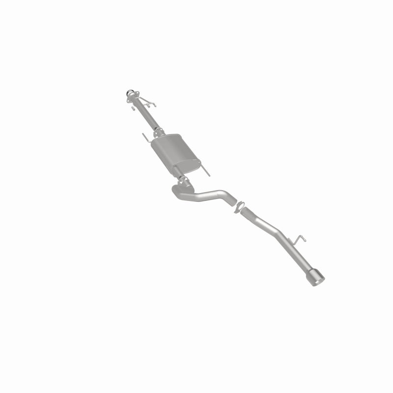 BRExhaust 106-0756 direct-fit exhaust kit, rear three-quarter view of the turntable spin