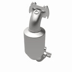 MagnaFlow 22-160 oem grade manifold converter, opposite rear three-quarter view of the turntable spin