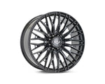 Vossen HFX-6 24X12 / 8X180 / ET44 / ULTRA DEEP / 124.3 - Gloss Black
