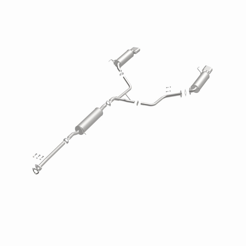 BRExhaust 106-0248 direct-fit exhaust kit, opposite front three-quarter view of the turntable spin